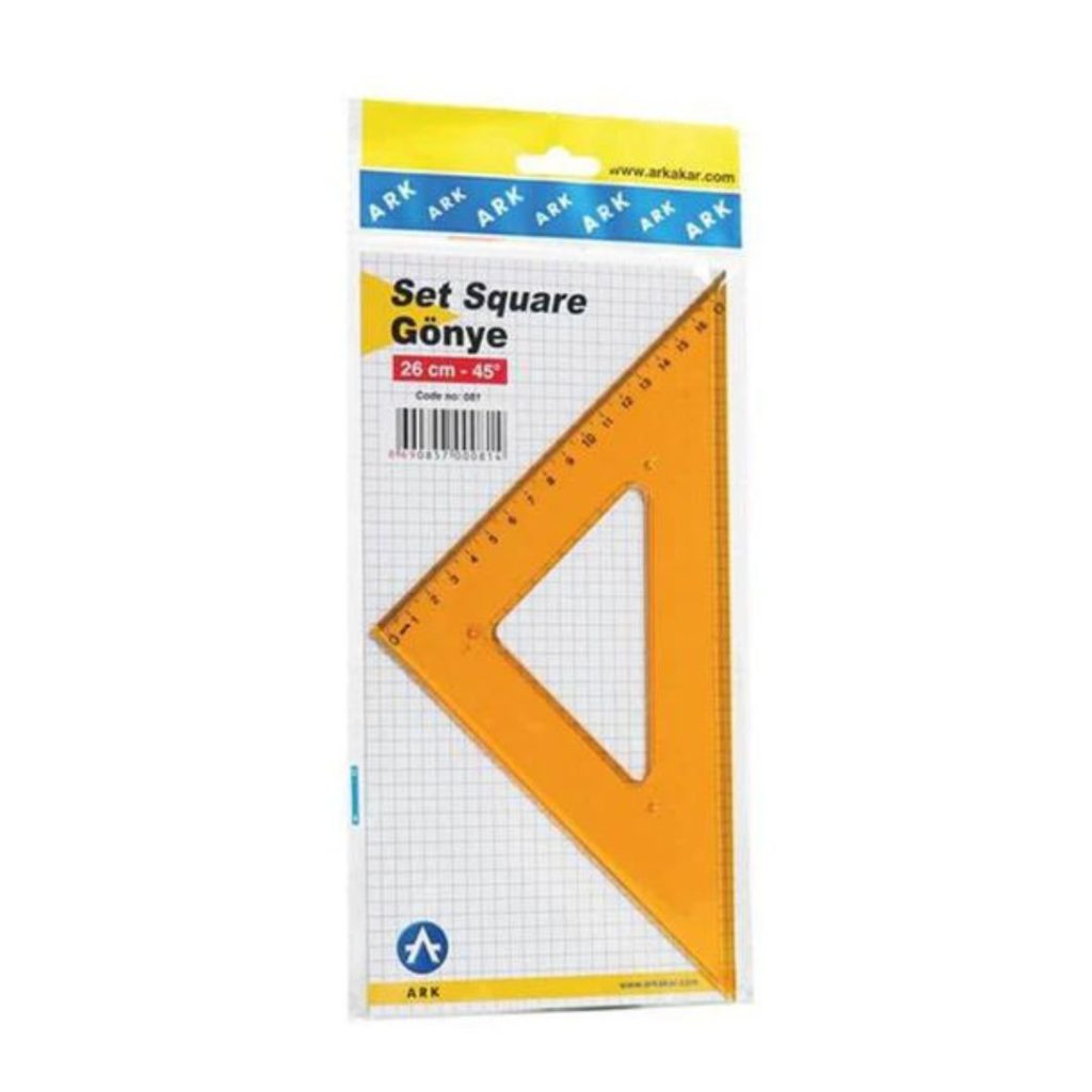 Set Square Books Set Square 45 Degree 26cm | Speciality Stationery