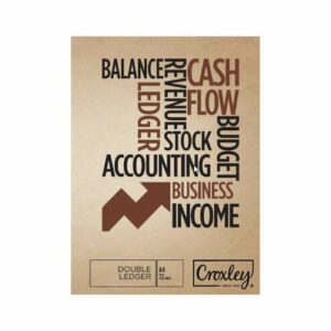 A4 Soft Cover Accounting Books 72pg - Double Ledger