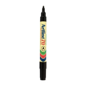 Artline EK70 Black Bullet Point Permanent Marker - Black