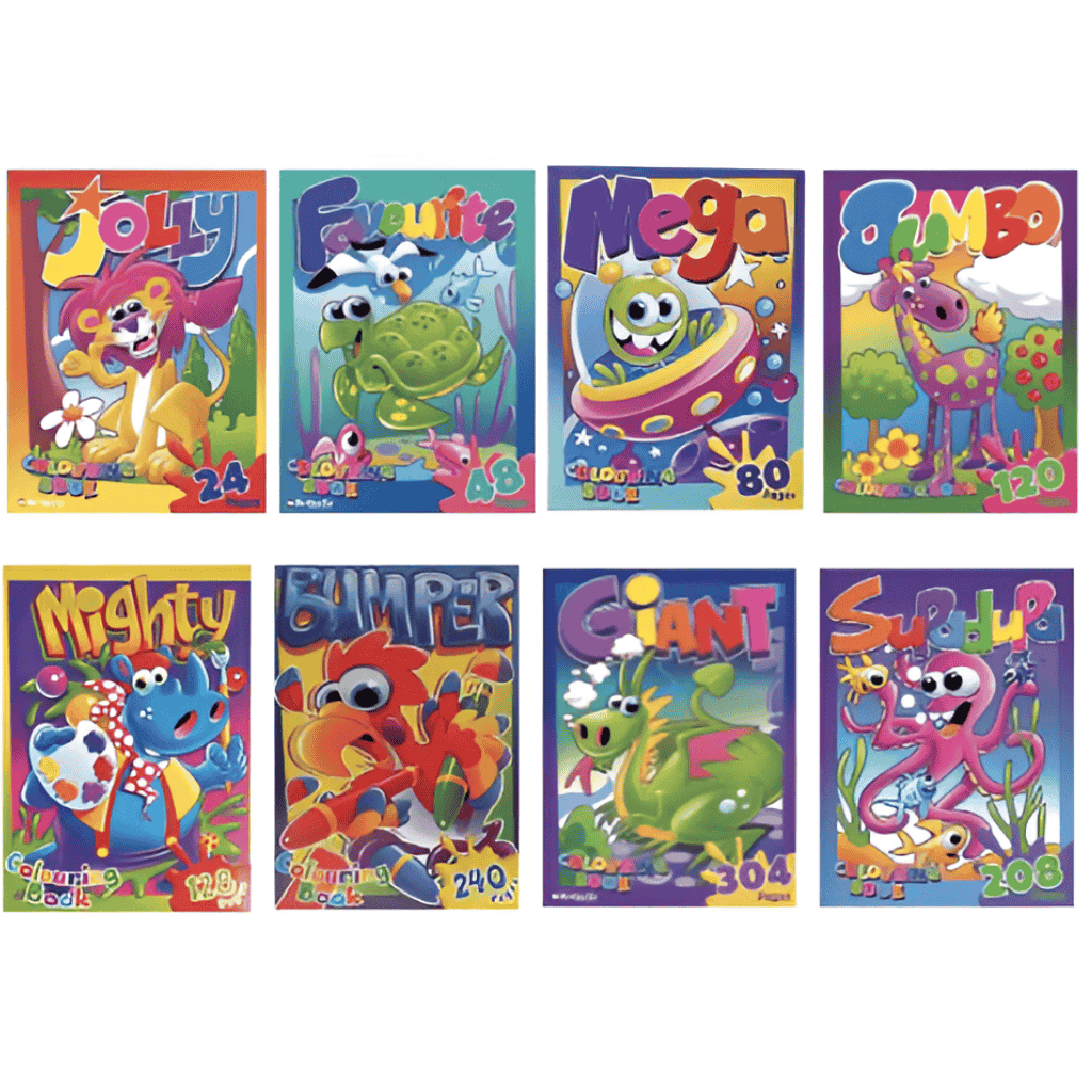 Children's Colouring Books Assorted Pages
