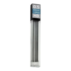 Clutch Pencil Lead HB 0.5mm 12's