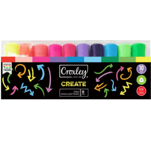 Croxley Create Mini Highlighter Set 10pc