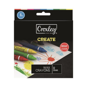 Croxley Wax Crayons Set of 12 + 24 - 12's