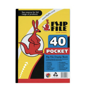 A4 Flip File Display Book - 40's