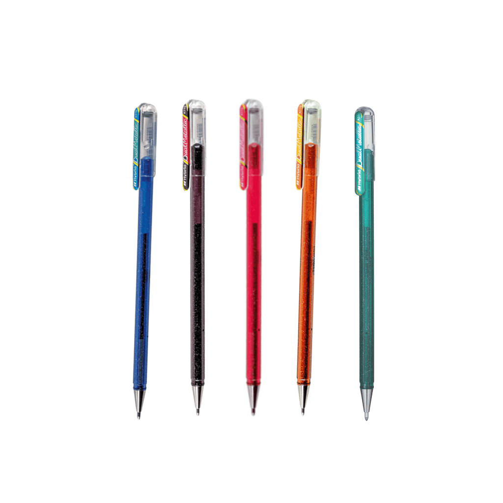 Pentel Hybrid Gel Duel-Metallic Rollerball Pen