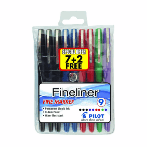 Pilot Fineliners – Wallet of 9