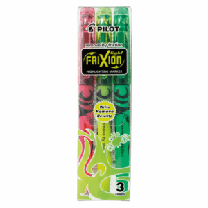 Pilot Frixion Light Erasable Highlighter Set 3pc