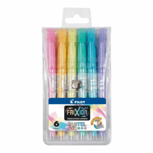 Pilot Frixion Light Erasable Pastel Highlighter Set 6pc