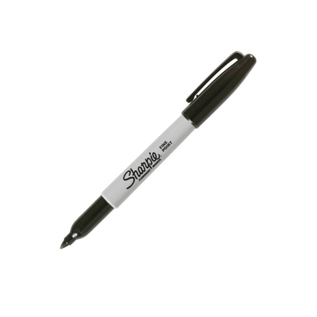 Sharpie Permanent Marker Fine Point Black Speciality Stationery