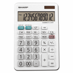 Sharp EL334WB Desktop Calculator