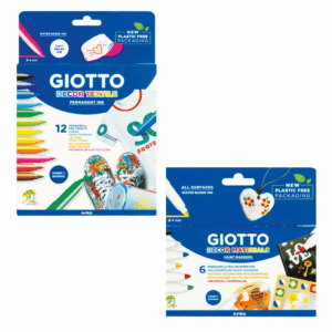 Giotto Decor Textile Markers Set of 6 & 12