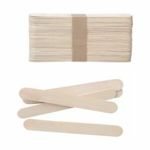 Natural Sucker Sticks 50pc Wide & Thin - Wide