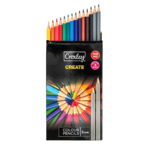 Croxley Create Wood-Free Colour Pencils Set of 12 +24 – 14’s