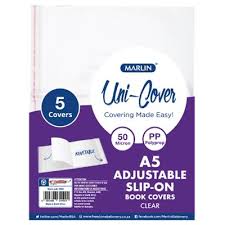 Clear Plastic Covers A4 & A5 - A5