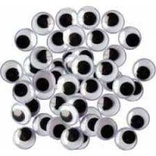 Dala Googly Eyes Assorted Sizes - 10mm - 40pc
