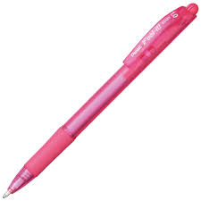 Pentel "Feel it" Retractable Ballpoint Pens - Pink