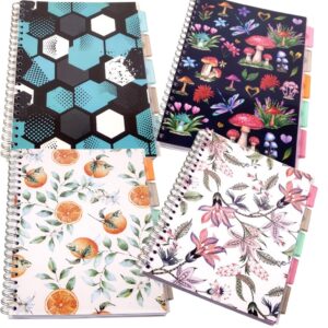 A4 Subject Notebooks with Removeable Dividers