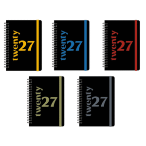 A4 Diary Wiro Bright Assorted