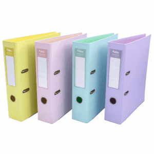A4 Polypropylene Lever Arch Files Pastel Colours