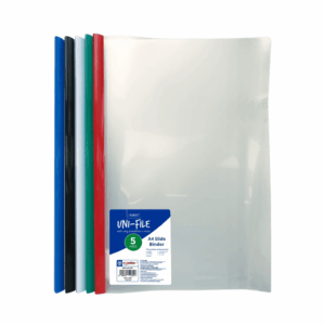 A4 Project Presentation Cover with Slide Binders Pack of 5