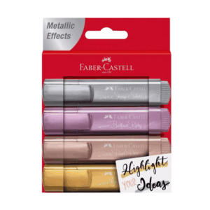 Faber Castell Metallic Highlighter Set 4pc