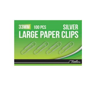 Paper Clips 33cm Silver