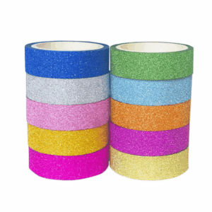 Glitter Tape Assorted Colours 10pc