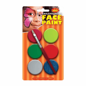 Neon Face Paint Kit