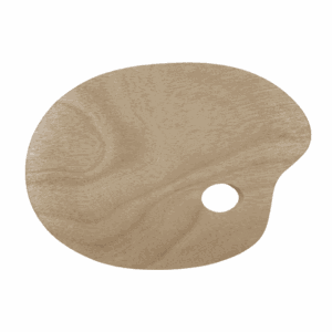 Wooden Kidney Palette