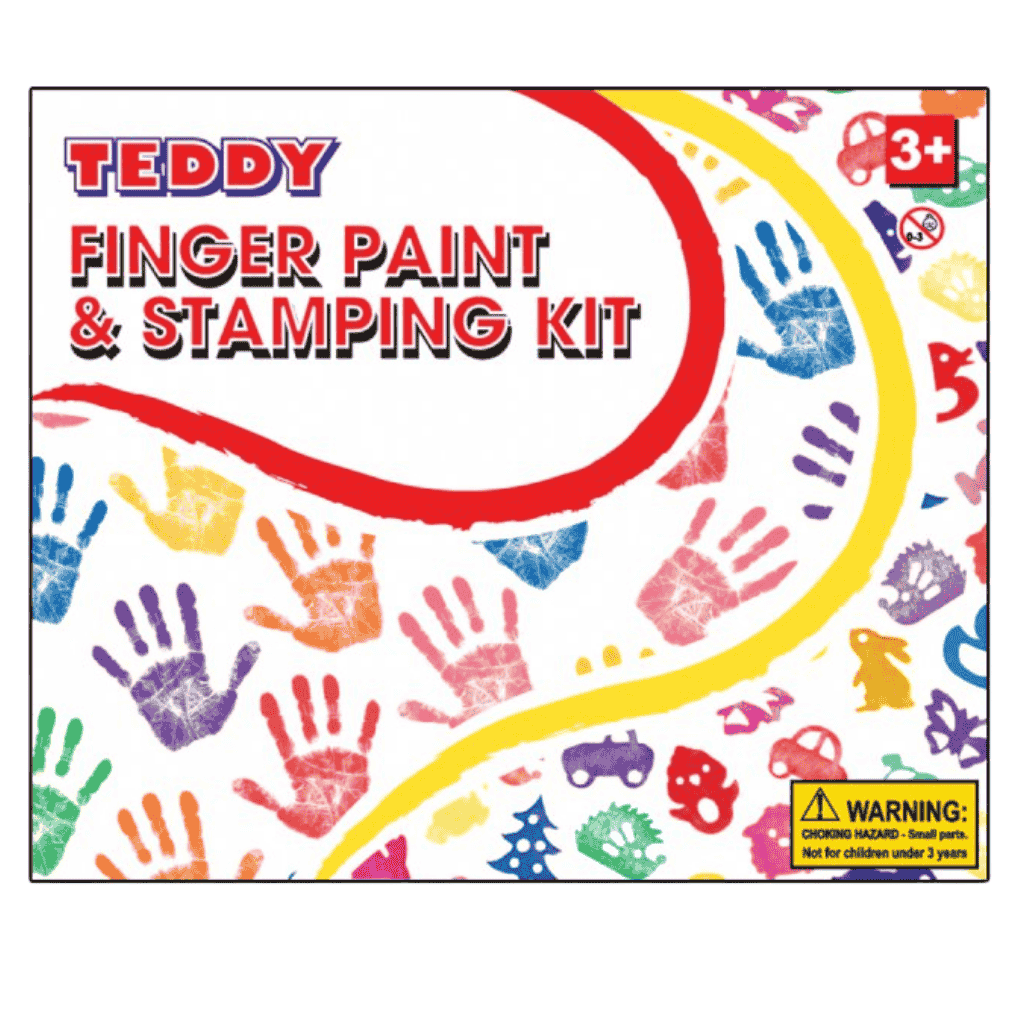 Teddy Finger Paint & Stamping Kit