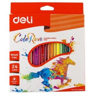 Deli Water Colour Pencils Set of 12, 24 + 36 – 24
