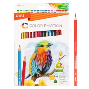 Deli Water Colour Pencils Set of 12, 24 + 36 – 36