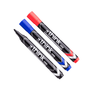 Deli Bullet Point Permanent Marker - Black