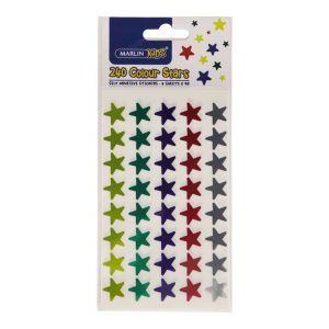 Marlin Mixed Metallic Stars 240 Stickers