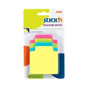 Stick ‘n Tracking Notes Framed Colours  400 Sheets (70x70mm)