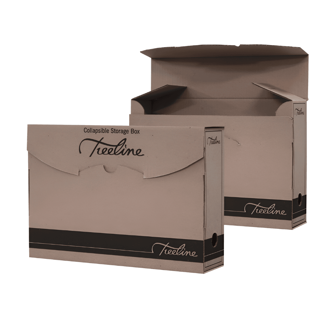Treeline A4 Collapsible Archive Box Kraft