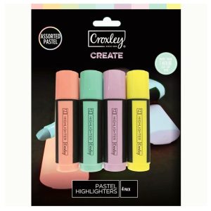 Croxley Create Pastel Highligher Set of 4