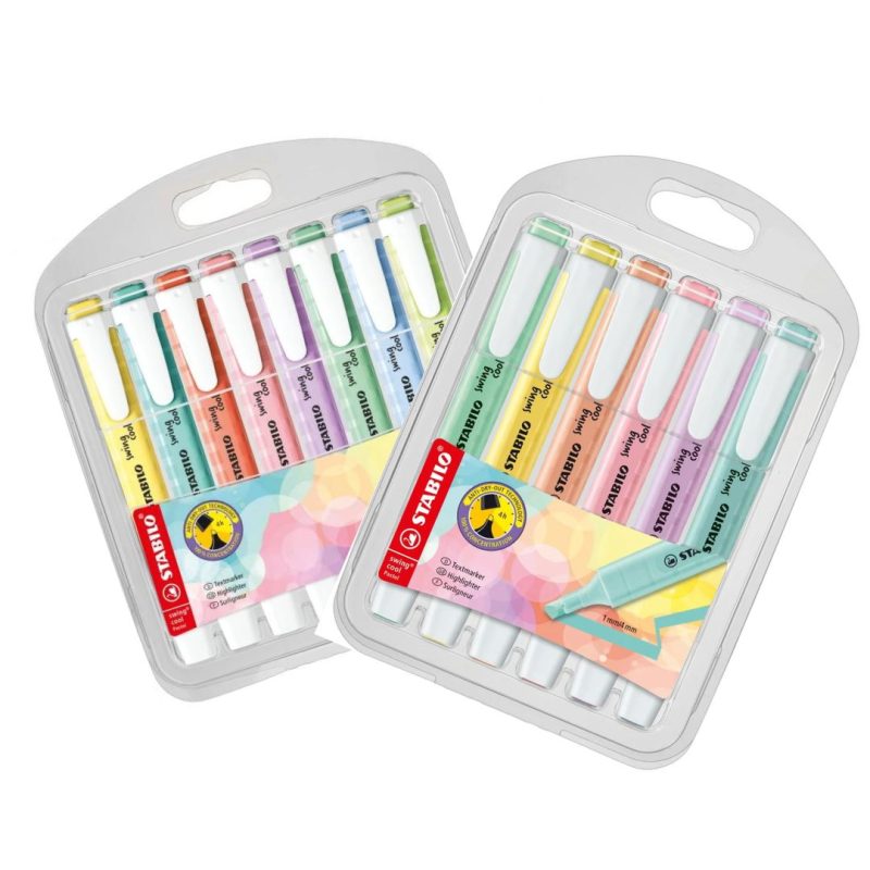 Stabilo Swing Highlighter Pastel 8's
