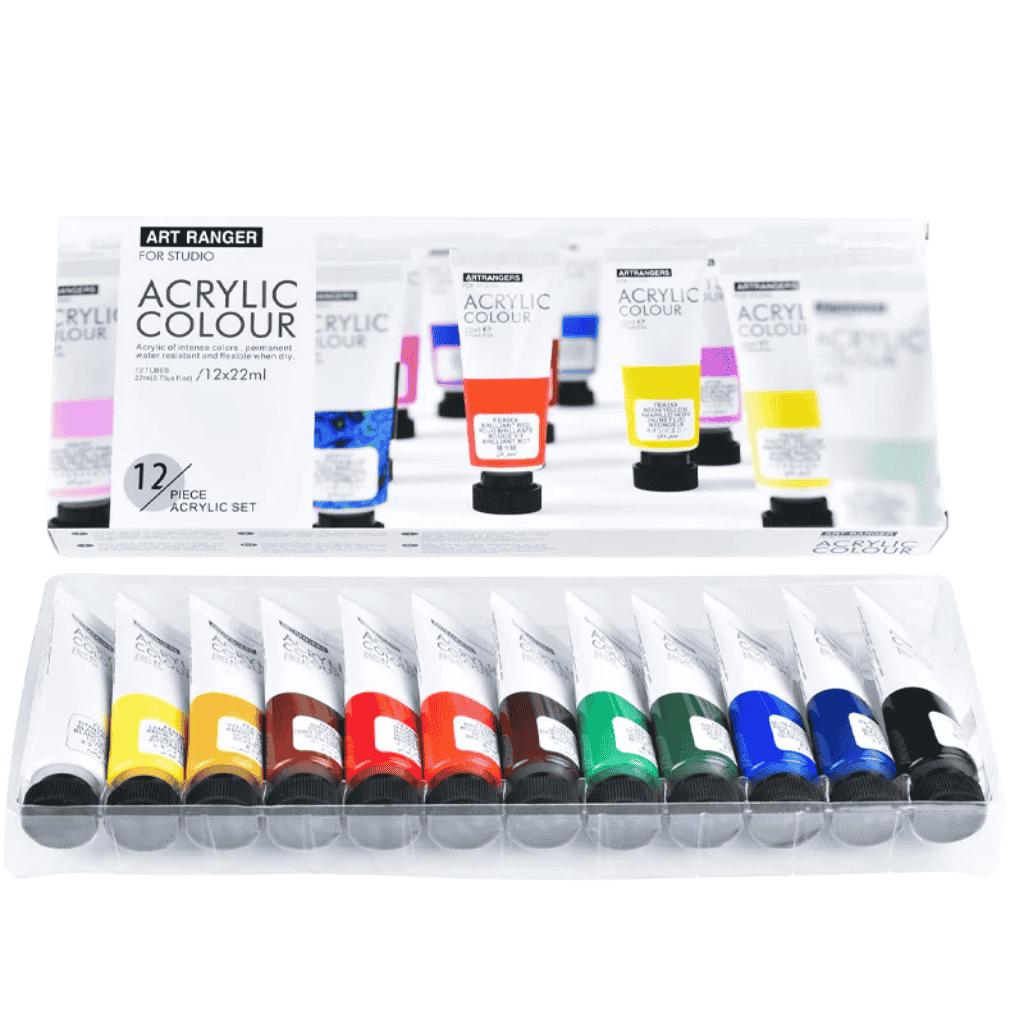 Art Ranger Acrylic Paint Set 12 x 22ml