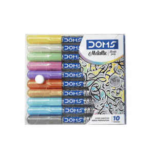 Doms Metallic Brush Pen 10 Shades