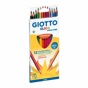 Giotto Elios Triangular Colour Pencils Set of 12