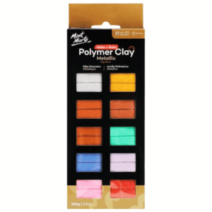 Make n Bake Polymer Clay 10pc Metallic Colours