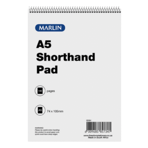 Marlin Spiral Short Hand Notebook 140 Page