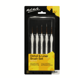 Mont Marte Detail + Liner Brush Set Signature 5pc