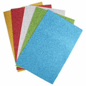 Pastel Glitter Foam Sheets A4 5 sheets