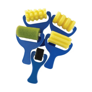 Dala Patterned Sponge Roller Set 5pc