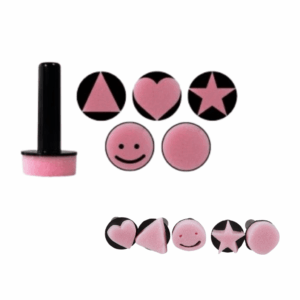 Dala Purple Head Sponge Stampers & Handle
