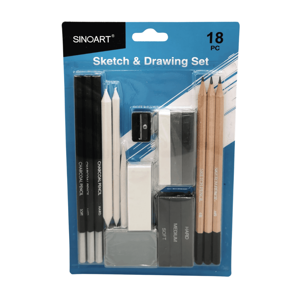 Sinoart Sketch + Drawing Set 18pc