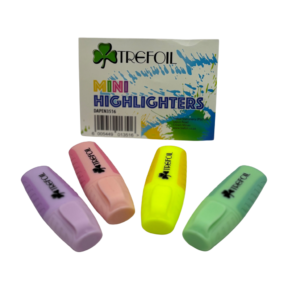 Trefoil Mini Highlighters Set of 4