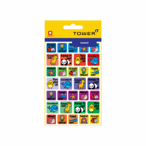 Tower Cute Animals Reward Stickers 160 Stickers